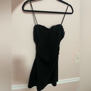 SHEIN Black Cutout Dress
